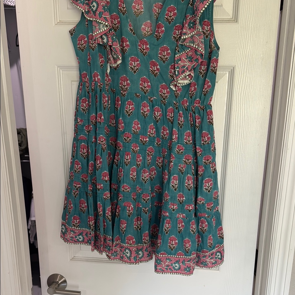 Saylor Floral Peasant Dress - Picture 4 of 4